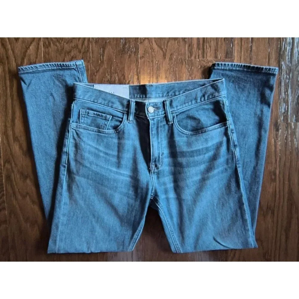 Banana Republic Jeans Mens 30x30 Medium Wash Straight Fit Stretch 744350-00